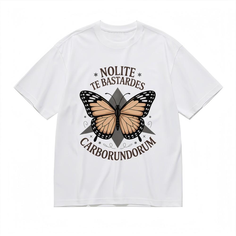 

Women s Trend Comfy Classic T-Shirt Pink Wing Motto Design Printed Tee 2XL