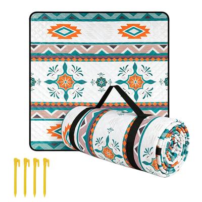 Picnic Mat Camping Leisure Waterproof Moistureproof 200 X 200 Cm Large Person Tent Game Carpet Camping Portable Easy Storage 4-6 (Seattle) [Item]