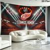 Detroit Red Wings Wall Tapestry Aesthetic Wall Hanging Printed Fabric Blanket Decorative Tapestries for Bedroom Living Room Home Decor