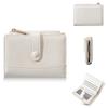 New Women's Zipper Bifold Wallet - Fashion PU Patchwork Coin Purse