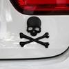 1Pcs Fashion 3D Demon Skull Zinc Alloy Metal Car Sticker for Car Motorcycle Logo Skull Emblem Badge Car Styling Stickers