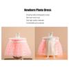 Baby Photography Mesh Skirt Soft Cute Newborn Photo Prop Princess Dress with Crown for Toddler Girls