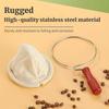 1/2pcs Coffee Filter Bag With Handle Reusable Flannel Filter Cloth Drip Filter Net for Hand Brewing Cafe Tea Home Filtering Tool