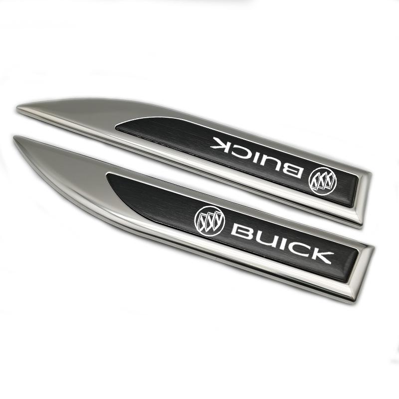 

Универсальный декоративный 3D самоклеящийся стикер в виде лезвия бокового габарита Buick