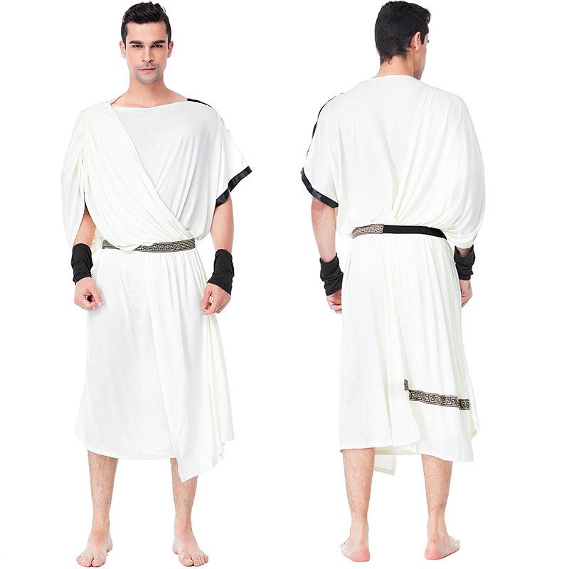 Medieval Roman Men's Ancient Greek Mythology Tunic Arab Prince Halloween Costume