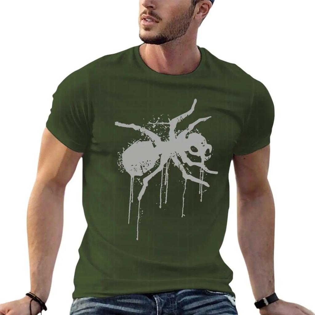 The Prodigy Ant Logo Keitthh Flint Electro Rock Band Koszulka Oversize Z Nadrukiem Męskie Ubrania Krótki Rękaw Streetwear Duży Rozmiar Góra