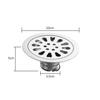 12x12cm Floor Drain Stainless Steel Square Bathroom Waste Gate Shower Drainer Floor Drain