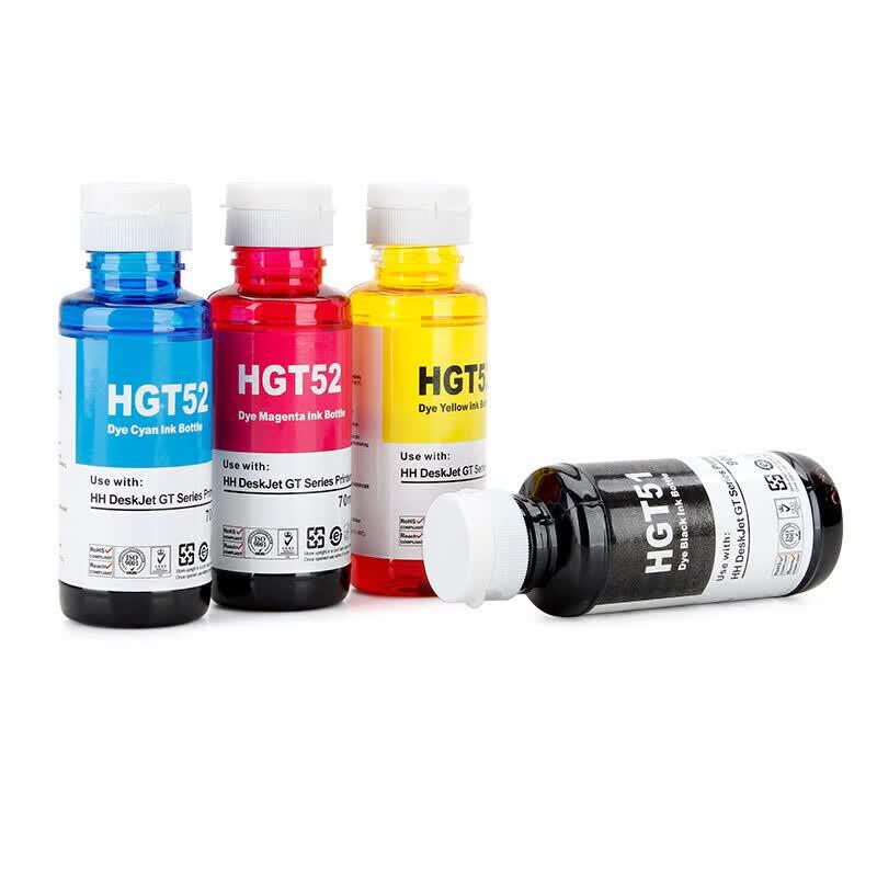 Jingchengshi Compatible Ink for HP GT51/52/53 & Tank Series Printers