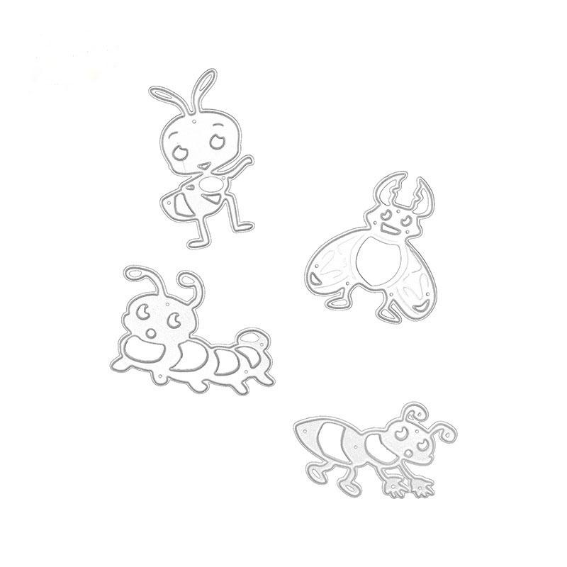 Original Lovely Ants Metal Cutting Dies Scrapbooking Decorative Embossing