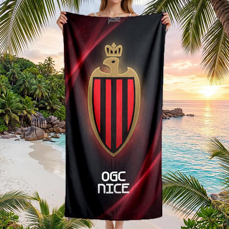 OGC Nice FC print Quick Dry Beach Towel Microfiber Absorbent Portable Travel Swimming Towel