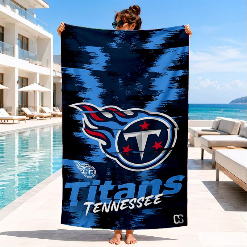 Tennessee Logo Art Beach Towel, Microfiber Beach Towel, Perfect For Pool, Beach, Travel, Home Decor Beach Party Fan Gifts
