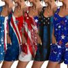 Women's Summer Casual Suspender Shorts Jumpsuit Suspender Pants for Women