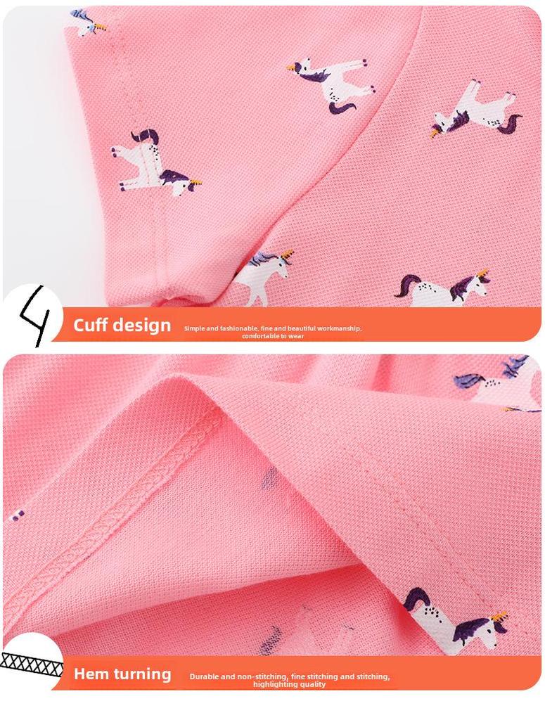 2025 Summer Girls' High-End Beaded Open Chest Collar Dress