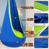 Light Up Kids Pod Swing Seat Cotton Hanging Chair 4 Light Modes 16 Colors Pod Swing Chair Kids Sensory Swing for Indoor Outdoor