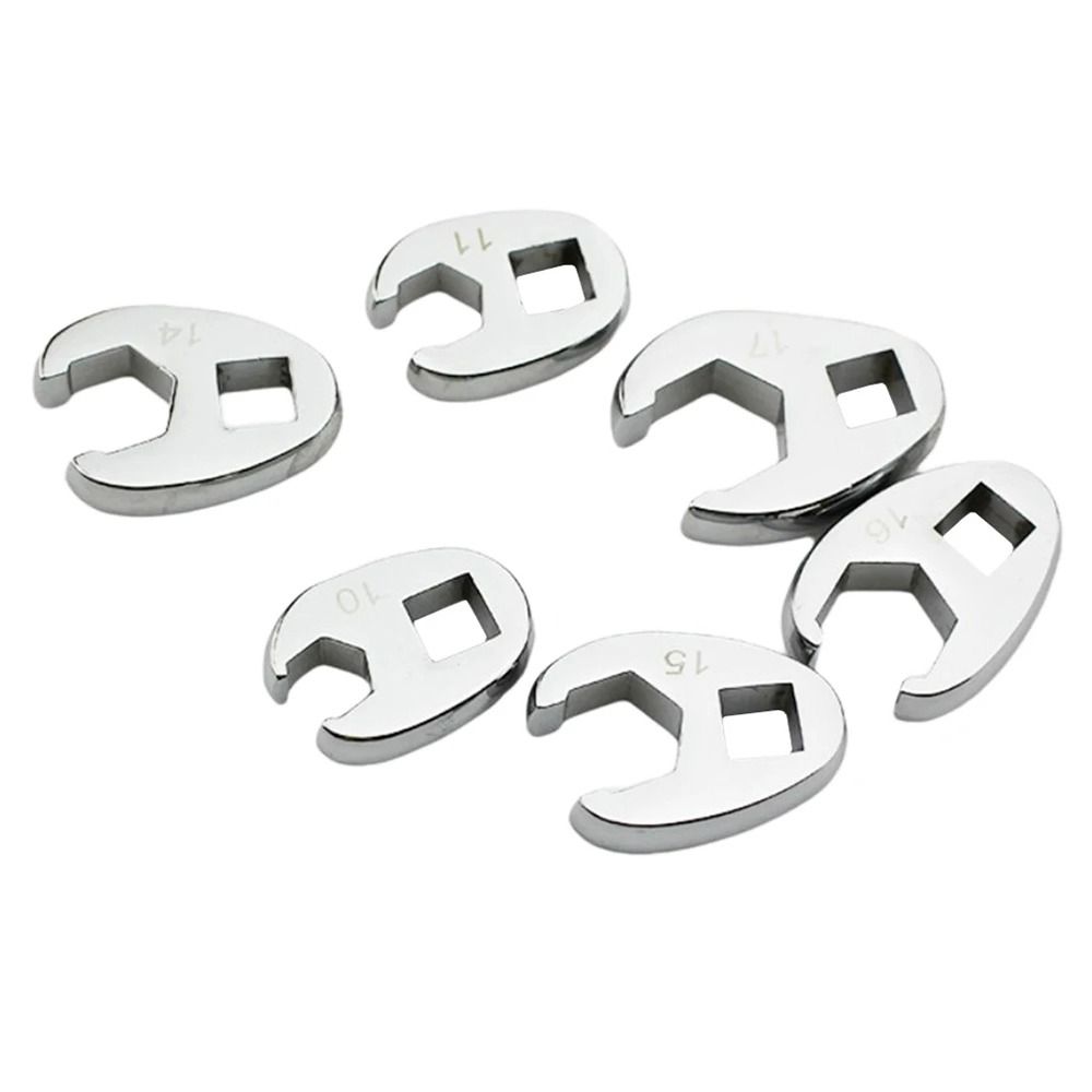10Pcs/Set 10-22mm Crowfoot Wrenches Metric Foot Horn Wrench Head For Torque Wrench Keys Set