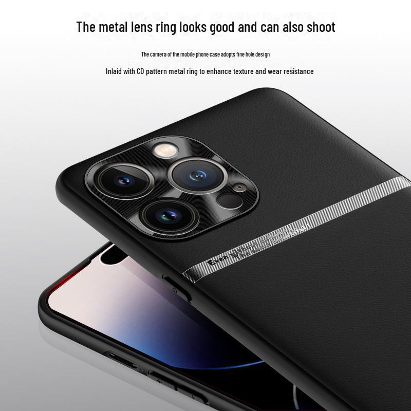 Schutzhülle aus Flüssigleder für Apple 15 Pro Max – Sturzsichere Hülle