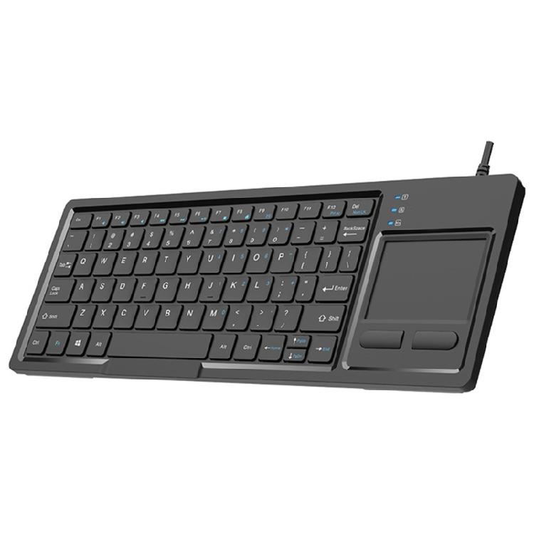 

Space Saving 78 Key Keyboard With Touchpad Function Fast Response Waterproof Keyboard For Industrial Typing Use 1