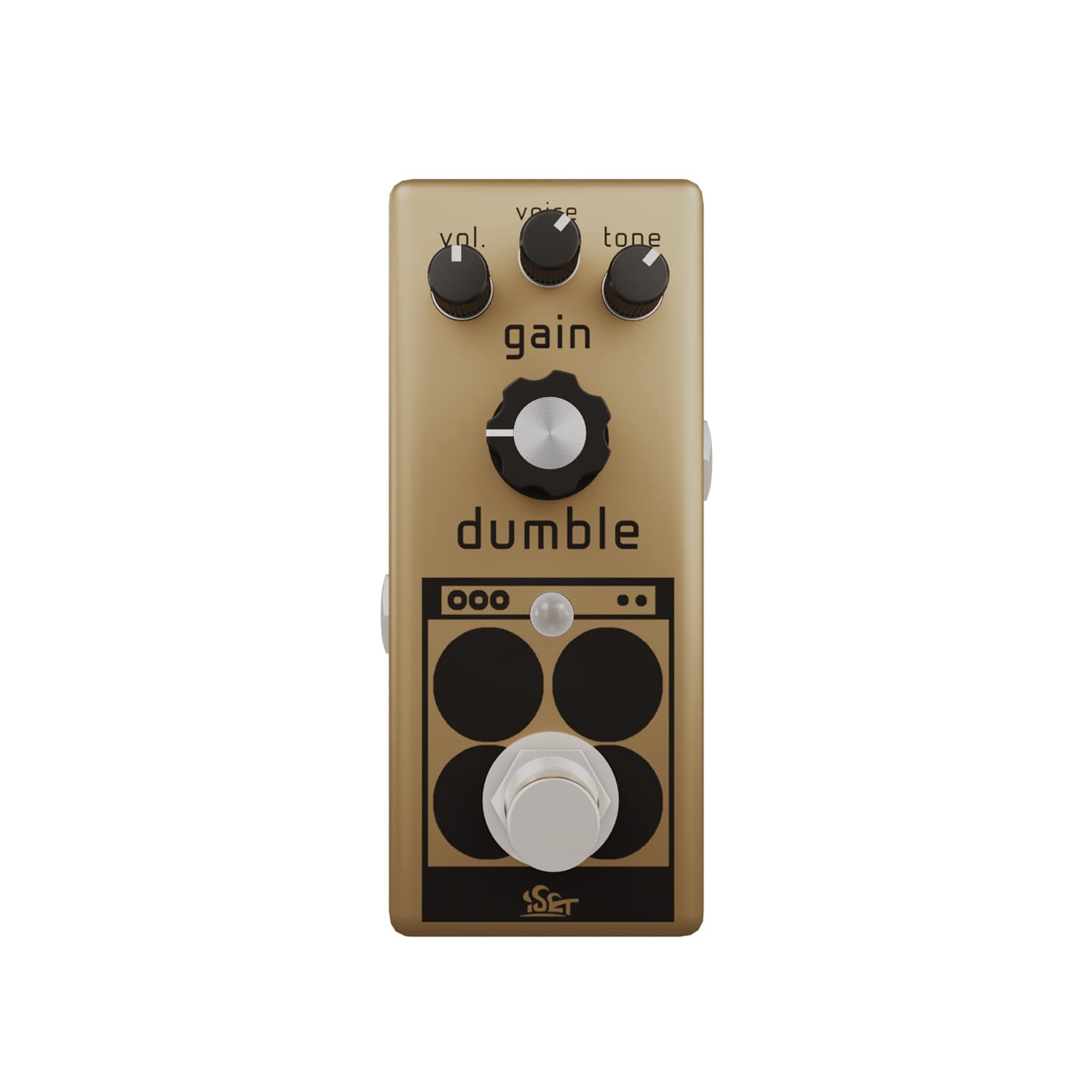 

ISET Dumble Overdrive Pedal Analog Mini Single Guitar Effect для электрогитары, баса, True Bypass (Дамбл Овердрайв)