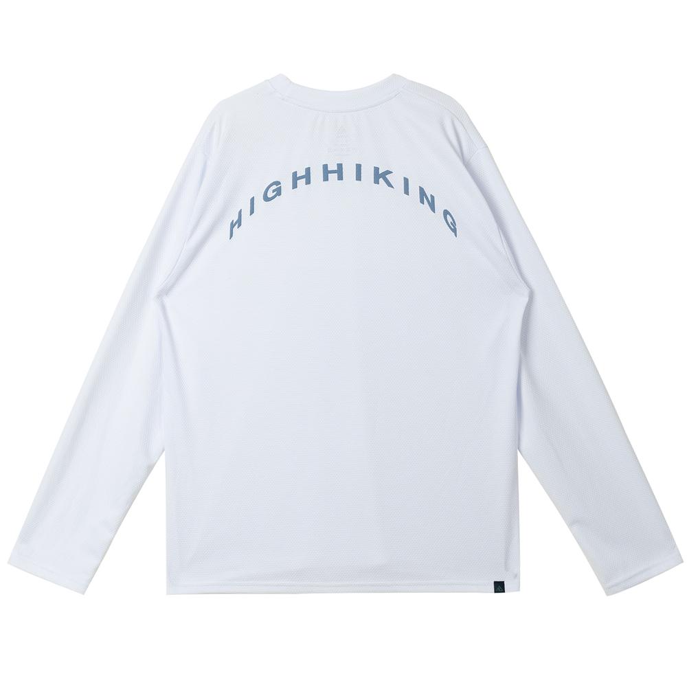Haihaiking Waffle Long Sleeve T-Shirt (White)