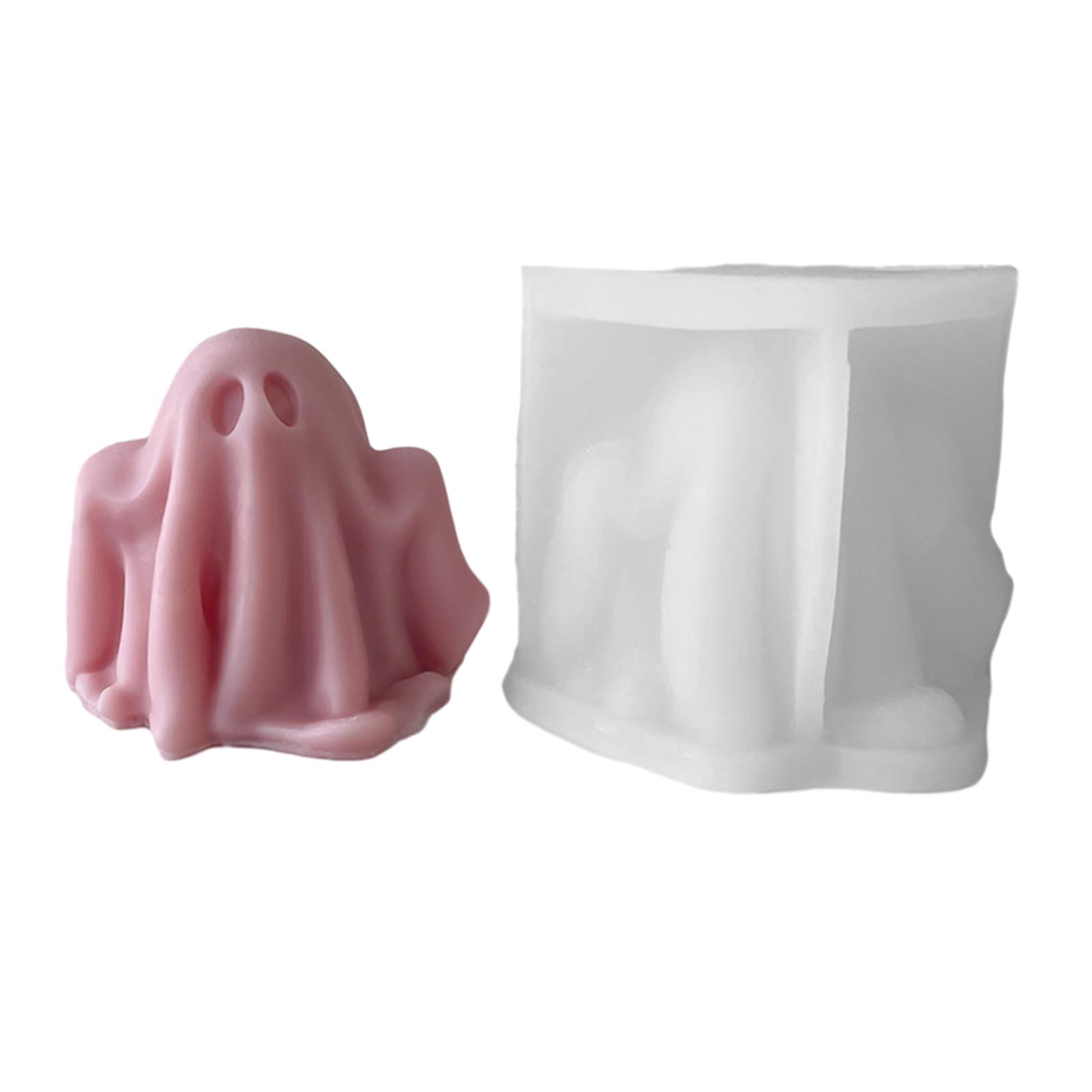 

Epoxy Handmade Soap Mold Specter Decoration Candle Mold for DIY Decoration Making Soap Candle Melt Resin Halloween Mold 1