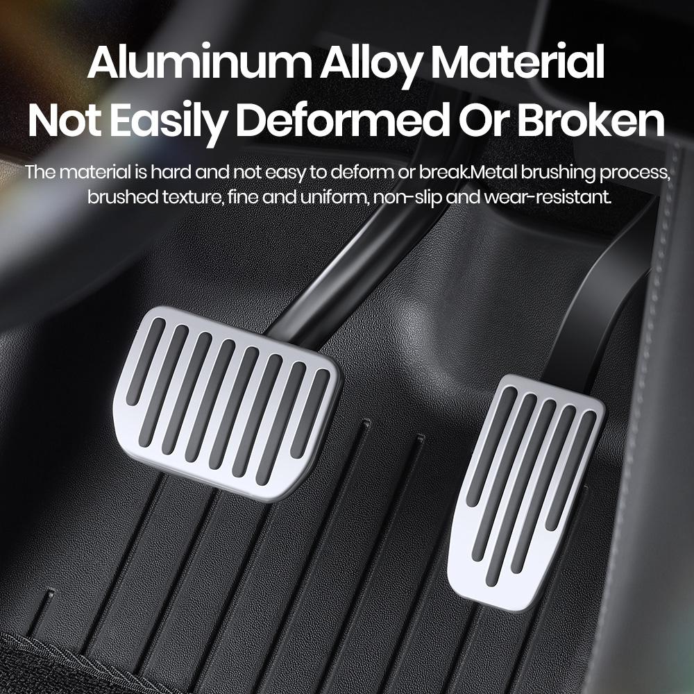 YZ For Tesla Model 3 ModelY 2022-2025 Accelerator Brake Rest Pedal For Car AntiSlip Foot Pedal Pads Covers Model 3 Y Accessories