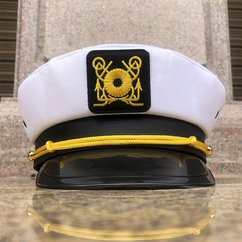 Sailors Captain Hat for Stage Sailors Party Cosplay Costume Masquerades Captain Hat for Halloween Party