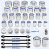 37Pcs Pull & Press Sleeve Kit, Universal Seal Bearing Bushing Tool Kit with 4 Spindles & Case