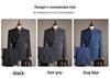 Costume Rayé Premium Double-Boutonnage pour Homme - Revers Pointu, Anti-froissage, Lavable en Machine, Idéal pour le Travail et les Occasions Formelles.