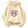 kawaii Hooded Cat Cute Hoodie Cat Children's Sweatshirt Cute Harajuku Hoody for Boys Girls Autumn Winter Casual