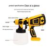 New High-Pressure Portable Electric Spray Gun with Detachable Lithium Battery
