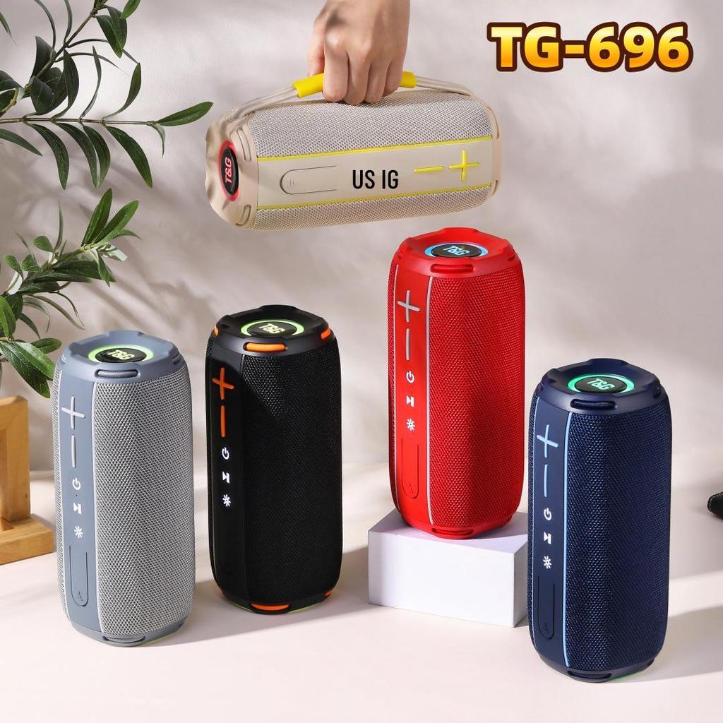 Wasserdichter TG696 Bluetooth-Lautsprecher: Tragbarer Outdoor-TWS-Subwoofer mit Kartensteckplatz - Modische Geschenkoption