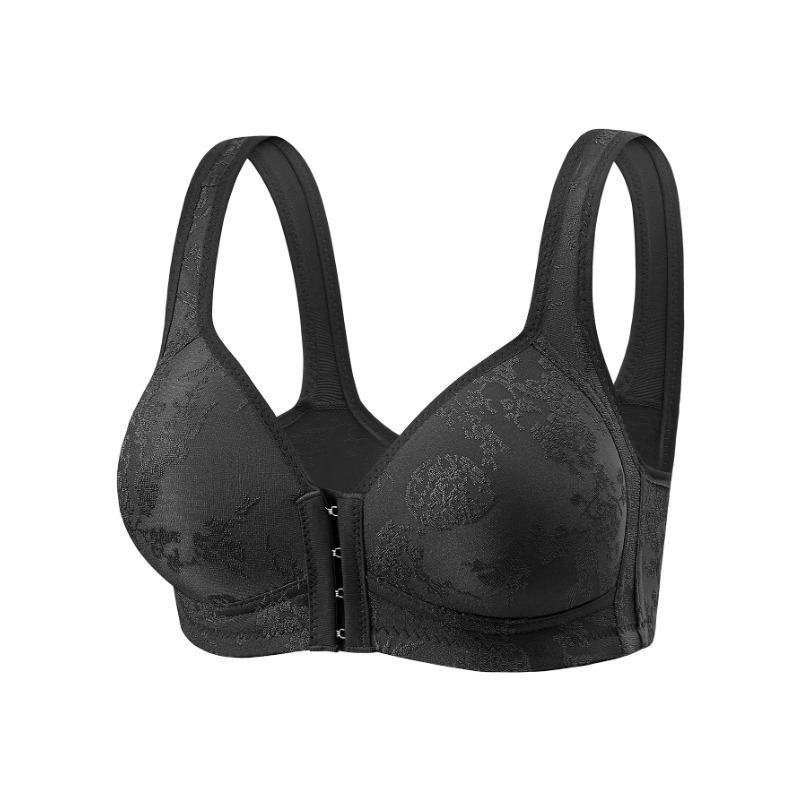Women S Front Closure No Wire Push Up Bra 3 4 Cup Breathable Underwear