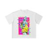 260 GSM Doppelgarn 32er Zählung 100% Baumwolle Cyberpunk Edgerunners V6 Rebecca Druck Unisex Schweres Baumwoll-T-Shirt