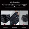 Yilijia Large Black Flat-Mouth Trash Bags