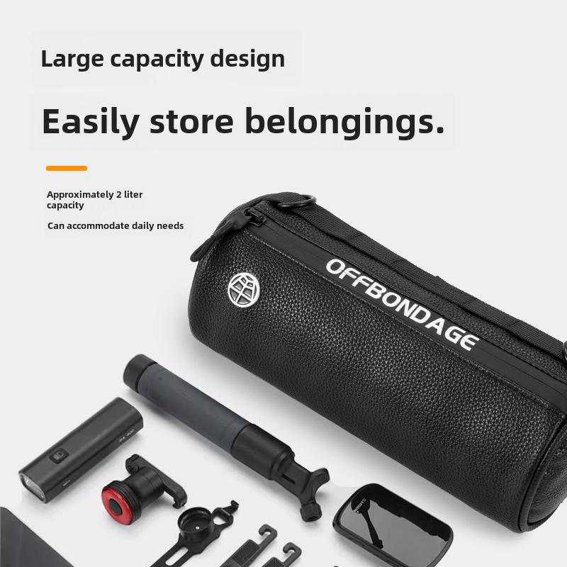 OFFBONDAGE Waterproof Front Bike Bag - Large Capacity Mountain Cycling Storage