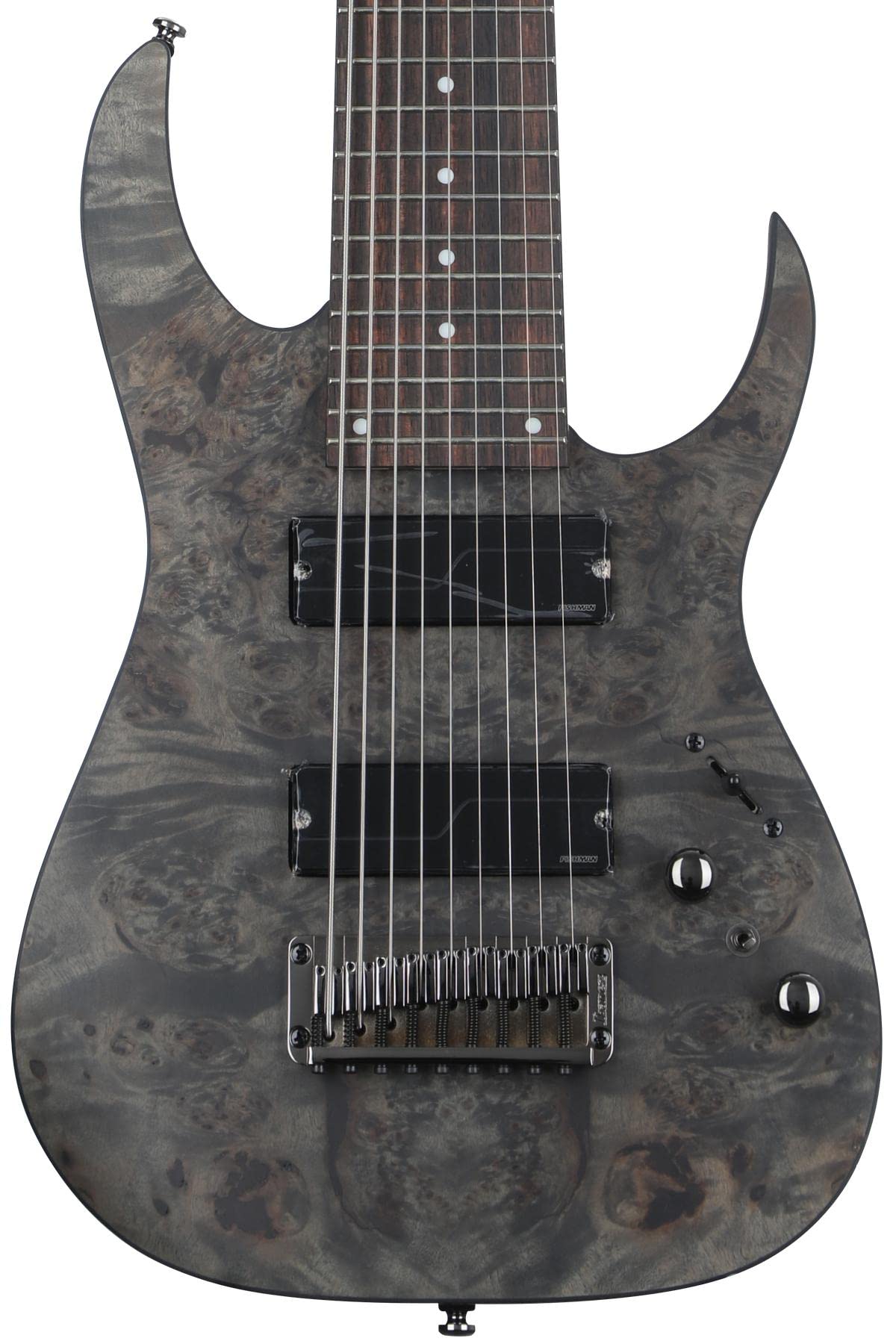 

Ibanez Axe Design Lab Сірий Ibanez / RG9PB-TGF (Прозора квартира) [9-струнна гітара]