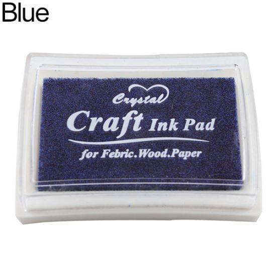 Bright Color Kids Stamp Partner Ink Pad Craft Pigment for Paper Wood Scrapbook