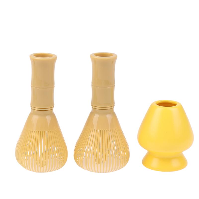 Harpiks Matcha japansk Chasen-børsteverktøy for Matcha grønn te-pulver Gjenbrukbart pulvervisp Tradisjonell Matcha-rører tetøy