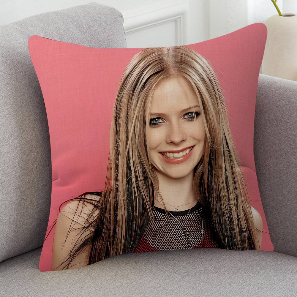 Singer Avril Lavigne Game For Cartoon Print Peripheral Pillow Case Cushion Cover Home Decor Birthday Gift Pillowcover