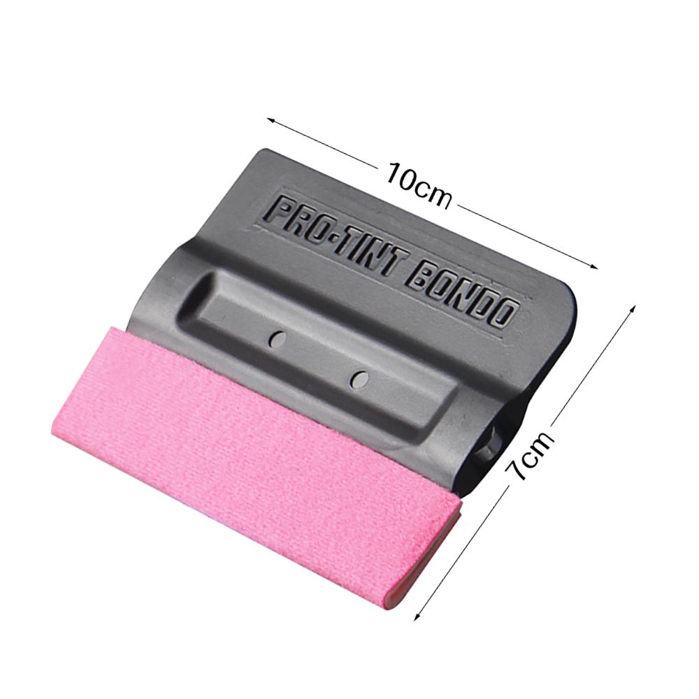 Herramientas para Película de Tintado de Ventanas Imán Espátula de Fieltro de Fibra Ultrafina Herramienta para Vinilo para Envoltura de Coches Aplicador de Adhesivos para Automóviles Sin Arañazos color rosa