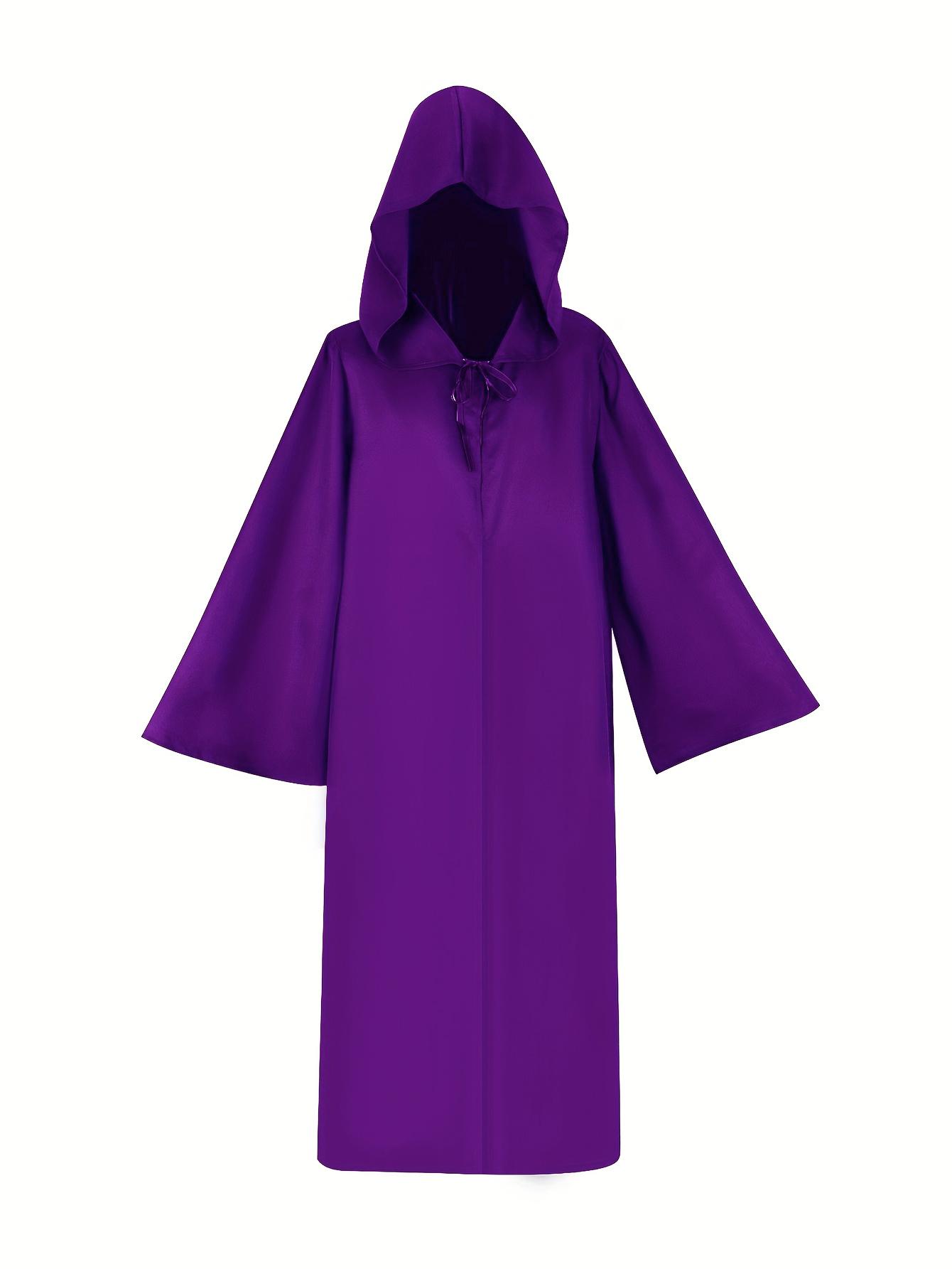 Halloween Capes Volwassene Kind Lange Mantels Cosplay Kostuums Heks Rood Zwart Paars Groen Zeis Man Vrouw L