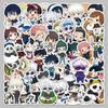 50 Chibi Jujutsu Kaisen Stickers - Cute Gojo Satoru Character for DIY Journals, Water Bottles, Laptops