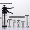 5pcs/Set Homemade Sausage Stuffer Manual Meat Syringe with 5Nozzles Sausage Machine Sausage Filler Meat Injector Meat Maker Tool