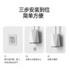 Long Handle Toilet Brush With Soft Bristles Deep Cleaning Wall-Mount Or Floor Stand Gray Bathroom Tool Set