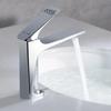 Household Hot and Cold Water Mixing Tap Bathroom Faucet Splash Proof Single Hole Basin Faucets Deck Mounted Black/silver/white