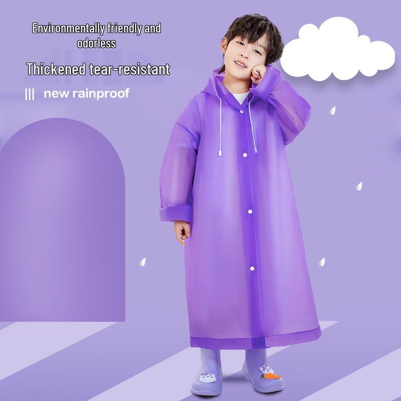 Children's Thick Disposable Raincoat for Outdoor Activities - Hiking, Camping, School, and Amusement Parks