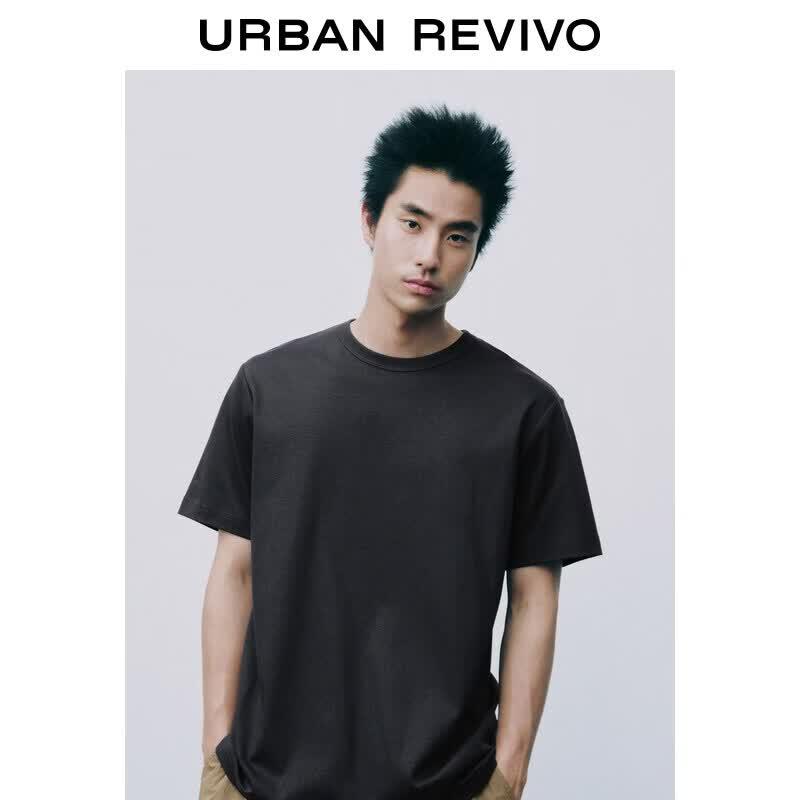 UR 2026 Men s Basic Cotton Crew Neck T-Shirt S