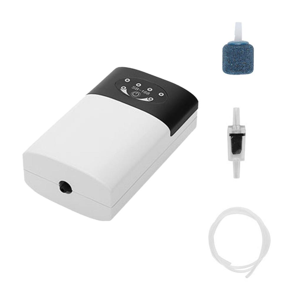 Oxygen Pump Fish Tank Oxygenator Aquarium Oxygen Aerator Pond Aerator Air Pump USB Rechargeable Fishing Aerator with