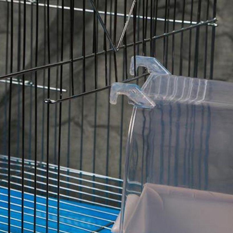 Parrot Bathing Box with Detachable Base Cage Accessories for Budgie Lovebird top sale