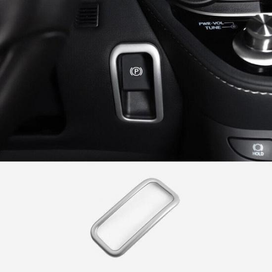 Fit For Lexus LS500 2018- Silver Matte Electrical Park Brake Cover Trim 1pcd